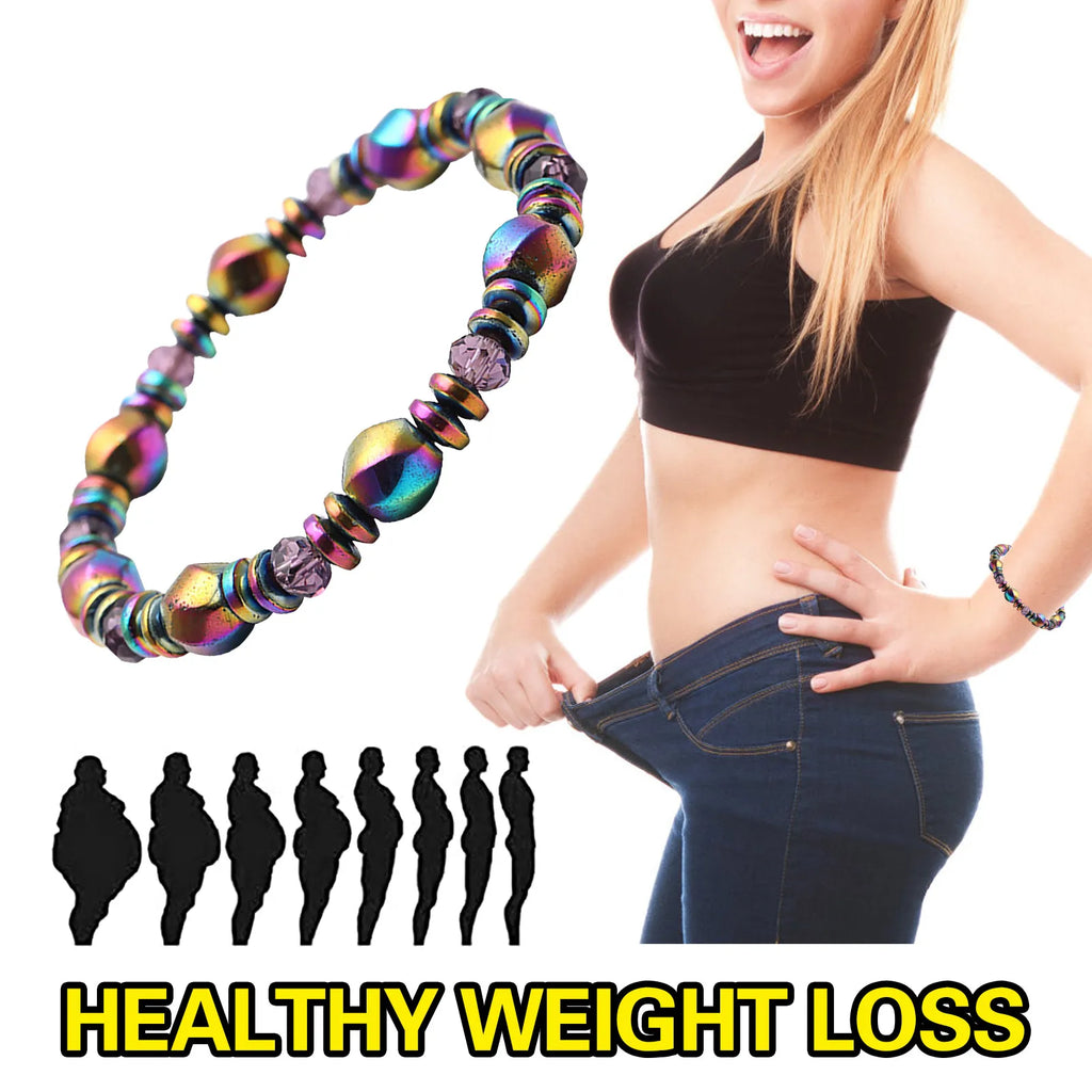 Magnet Hand Woven Bracelet Weight Loss Bridal Rings Set