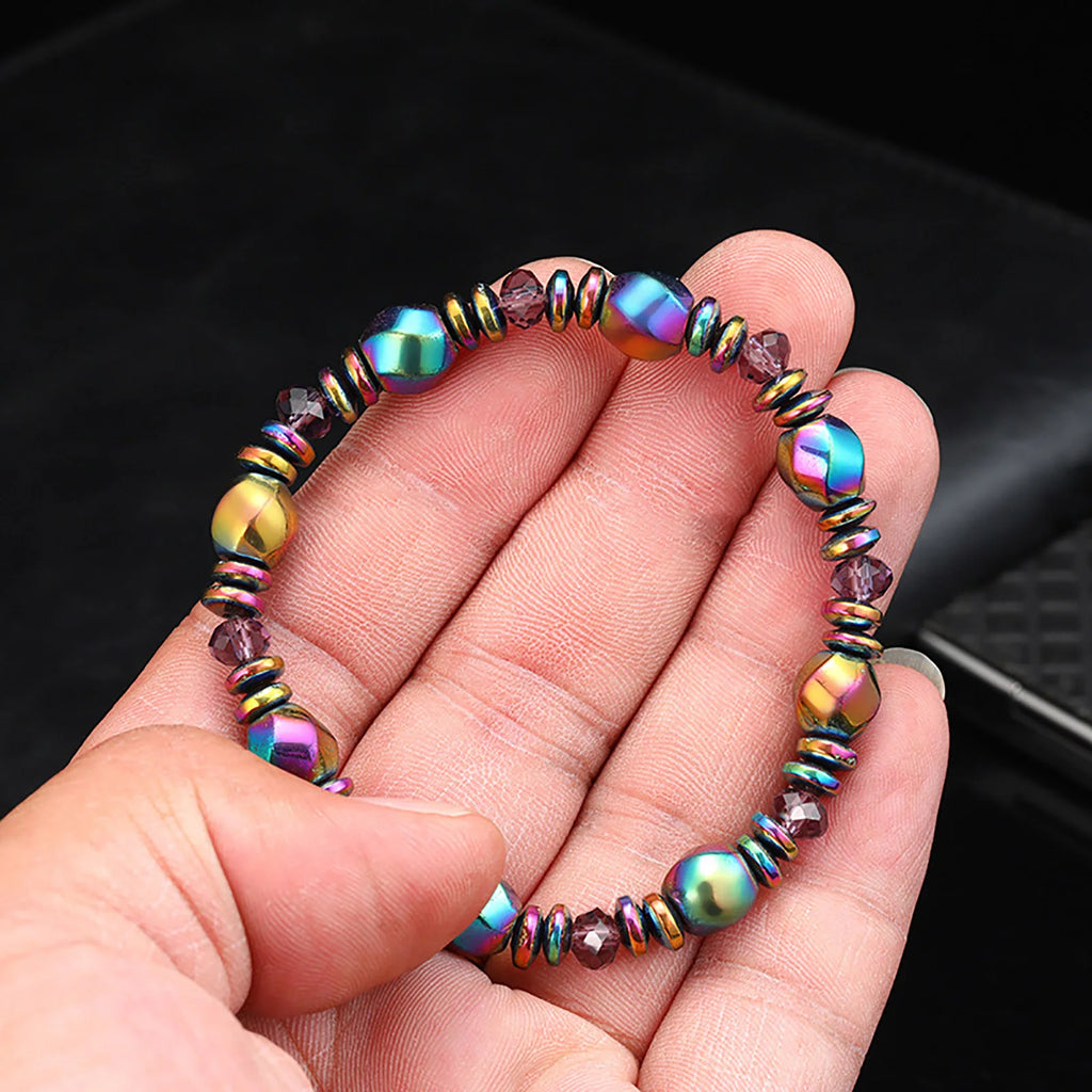 Magnet Hand Woven Bracelet Weight Loss Bridal Rings Set