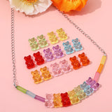 Colorful Bear Soft Candy Bead DIY Accessories Material