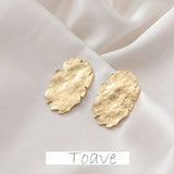 14k Copper Plated Oval Pendant for DIY Earrings