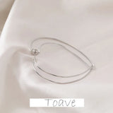 Copper Plated Heart Love Earrings DIY Hand-made Accessories