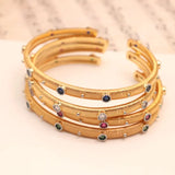 Vintage Open Bangle Cuff Bracelet for Women