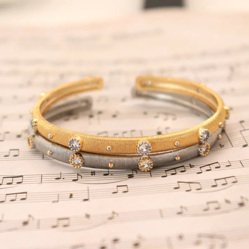 Vintage Open Bangle Cuff Bracelet for Women