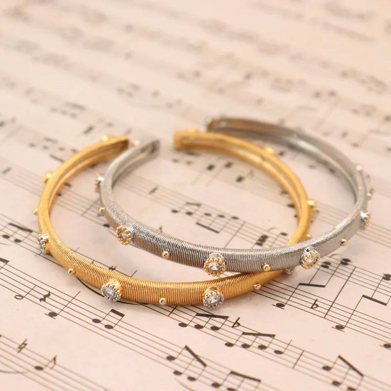Vintage Open Bangle Cuff Bracelet for Women