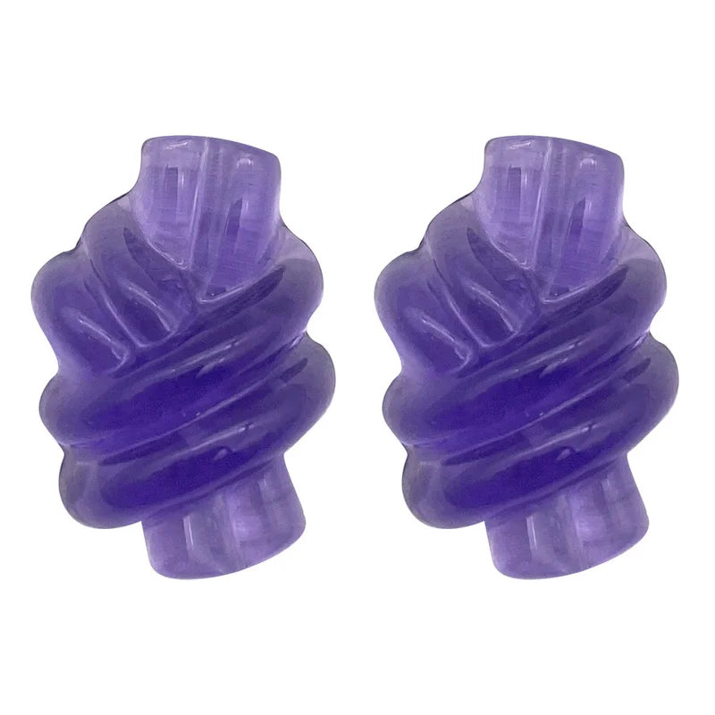 Colored Glass Resin Patch DIY Hairpin Jewelry Earring Accessories