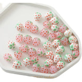 Pink Strawberry Bead Necklace DIY Set