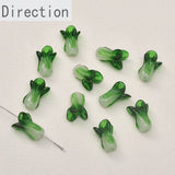 Green Vegetables Auspicious Bead DIY Jewelry Pendant Material