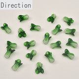 Green Vegetables Auspicious Bead DIY Jewelry Pendant Material