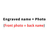 Colorfast Envelope Necklace Photo Pendant Necklace Engraved Name Jewelry