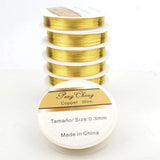 Colorfast Alloy Copper Wire for DIY Jewelry 0.3-0.6mm Craft Beading Wire