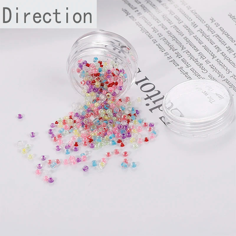 Mixed Cream Rice Beads Loose Beads for DIY Jewelry Making