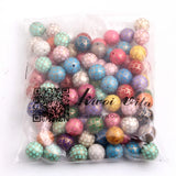 20mm 100PCS Acrylic Beads Quarterfoil for Necklaces