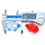 3D Crystal Acrylic Pig Necklace Pendants DIY Charms 50pcs