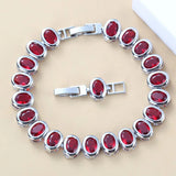 Colorful 925 Mark Wedding-Prom Jewelry Bracelet Bangle