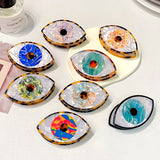 Acetate Devil's Eye Crab Hair Claw Clip - Evil Eye Hairpin Barrettes