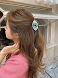 Acetate Devil's Eye Crab Hair Claw Clip - Evil Eye Hairpin Barrettes