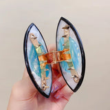 Acetate Devil's Eye Crab Hair Claw Clip - Evil Eye Hairpin Barrettes