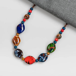 Colorful Ceramic Gift Necklace for Women #XN009