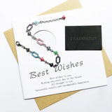 Colorful Link Chain Bracelet 925 Sterling Silver Jewelry