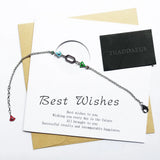 Colorful Ornament Link Chain Bracelet For Women - Geometric Jewelry Gift
