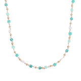 Boho Choker Necklaces Geometric Square Bead Jewelry On The Neck