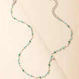 Boho Choker Necklaces Geometric Square Bead Jewelry On The Neck