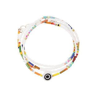 Colorful Bead Bracelet Bohemian Women Multi-layer Accessories