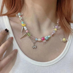 Colorful Beaded Necklace/Bracelet Little Girls Jewelry Dropship