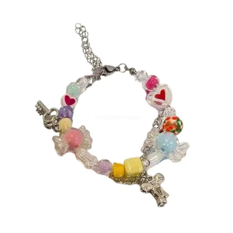 Colorful Beaded Necklace/Bracelet Little Girls Jewelry Dropship