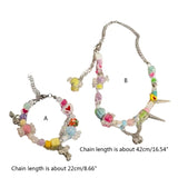 Colorful Beaded Necklace/Bracelet Little Girls Jewelry Dropship