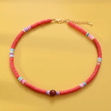 Colorful Beads Necklace Summer Beach Surf Jewelry