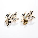 Colorful Bee Enamel Brooch Small Insect Brooch Pin