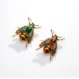Colorful Bee Enamel Brooch Small Insect Brooch Pin