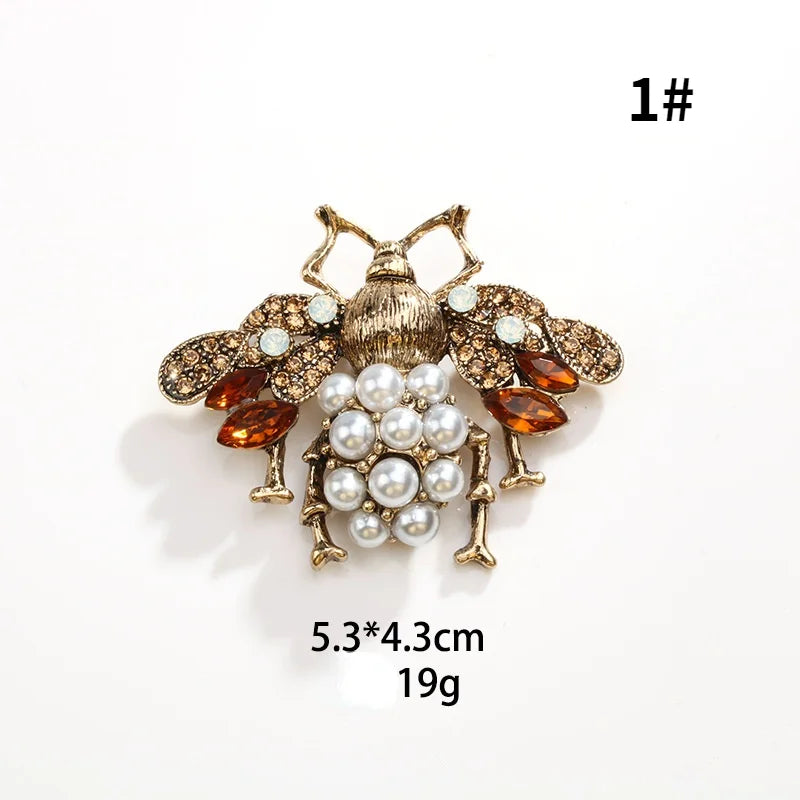 Colorful Bee Enamel Brooch Small Insect Brooch Pin