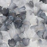 Colorful Bellflower Lampwork Glass Beads Jewelry Making DIY Accessories
