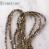 Colorful Gallstone Square Beads Diy Jewelry Material 1PCS