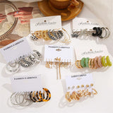 Colorful Butterfly Earring Set For Women