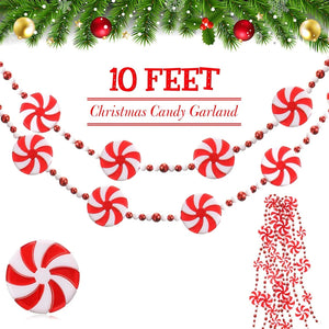 Colorful Candy Pendant Garland Tassel Beaded Sweets Ball Nursery Room Decor
