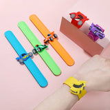 Colorful Car Rubber Slap Bracelet Kid Children Wristband Holiday Gift Favors