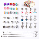 Cartoon Crystal Bracelet DIY Jewelry Set Gift for Girls