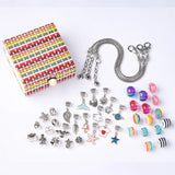 Cartoon Crystal Bracelet DIY Jewelry Set Gift for Girls