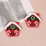 Colorful Resin Jewelry Charms 40pcs DIY Ornaments House Car Snowman Cup Man