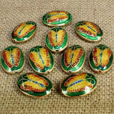 Colorful Cloisonne Butterfly Beaded Enamel Pendant High End Jewelry DIY