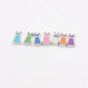 Colorful Alloy Floating Charm For Memory Living Locket