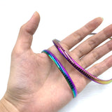 Colorful Collar Stainless Steel Necklace Women Choker Torques Jewelry