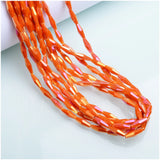 Colorful Crystal Beads 4x12mm Long Bicone Austrian Loose Spacer Beads