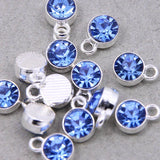 Colorful Crystal Birthstone Charm for DIY Jewelry Making