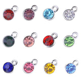 Colorful Crystal Birthstone Charm for DIY Jewelry Making