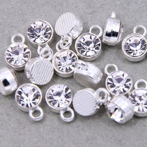 Colorful Crystal Birthstone Charm for DIY Jewelry Making
