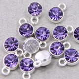Colorful Crystal Birthstone Charm for DIY Jewelry Making